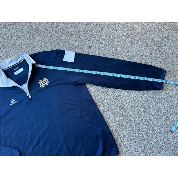 Adidas Notre Dame pullover sweatshirt/hoodie, size XL, Climalite, Fighting Irish - Picture 7 of 12